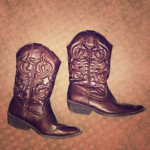 Mission Kaci Cowboy Boots, Size 7.5